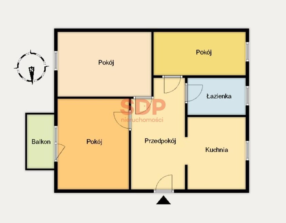 3 pokoje ul. Grochowa / pełen rozkład/ Grabiszyn – pohled 2