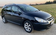 Peugeot 307 I 2.0 HDI tylko 209 tys km Doinwestowany Panorama 7 miejsc MULTIMEDIA