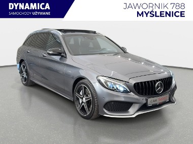 Mercedes-Benz Klasa C W205 T 3.0 V6 biturbo 367KM automat 4matic 2017 r., komplet kół, NAVI-1