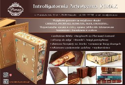 INTROLIGATORNIA. Oprawa książek, oprawa w skórę, naprawa, albumy, księgi gości.