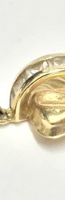 Złoty Wisiorek żółte złoto 585 14K SŁOŃ słonik na SZCZĘŚCIE-4