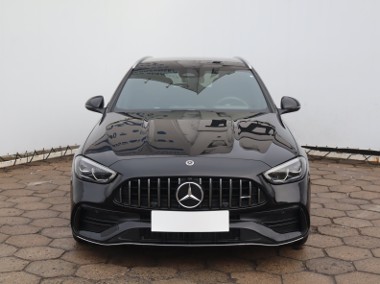Mercedes-Benz Klasa C W205 , Serwis ASO, Automat, Skóra, Navi, Klimatronic, Tempomat,-1