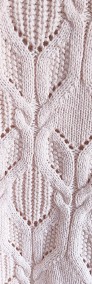 Nowy sweter Reserved pudrowy róż L 40 różowy gruby splot-3