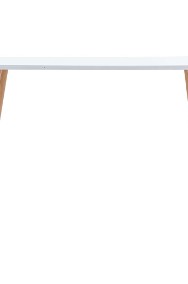 vidaXL Stół do jadalni, kolor biały i dębowy, 120x60x74 cm, MDF248304-2