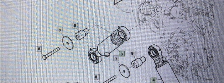 John Deere TA20416/TA20415/ siłownik hydrauliczny/ 8345R 8520 8420 8320 8225R 8235 R-1