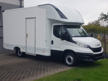 KONTENER NISKOPODŁOGOWY 4,43x2,23x2,42 SKLEP FOODTRUCK BAR KLIMA -1