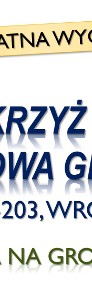 Krzyż na grób cena, Wrocław tel.  montaż na cmentarzu, drewniany, cmentarz-4