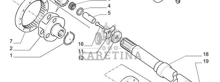 New Holland T6010 T6090 T6070 Piasta 47726022-1