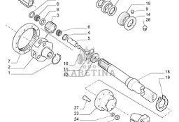 New Holland T6010 T6090 T6070 Piasta 47726022