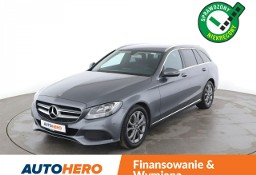 Mercedes-Benz Klasa C W205 navi półskóra el. fotele el. klapa kamera i czujniki parkowania