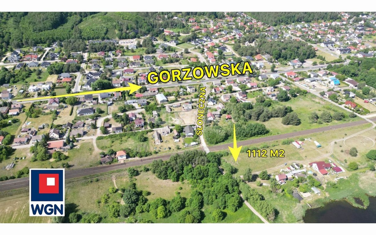 Działka na sprzedaż, 1112 m², Bogdaniec Jenin - Widok 2