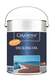 Ciranova DECKING OIL olej tarasowy, do mebli, altanek, elewacji 2,5L bezbarwny -2