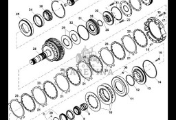RE214241 John Deere 8345R - Tarcza sprzęgła