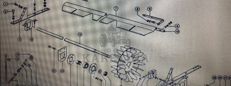 Rotor Claas Mega 370-340 Nr kat. 000 605 059 3 Nr kat. 000 605 059 3-1