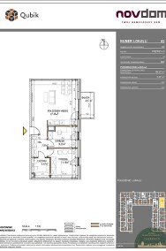 Mieszkanie deweloperskie | Qubik | Ciechanów | Numer 82 | Metraż: 59,37 m2 |-2