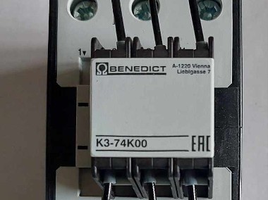 Stycznik k3-74k00 230 Benedict 75kVAr Kondensatorowy 3p 50Hz Made in Austria -1