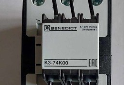 Stycznik k3-74k00 230 Benedict 75kVAr Kondensatorowy 3p 50Hz Made in Austria 