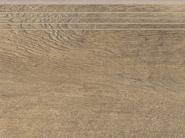 Płytki podłogowe,stopnica na schody drewnopodobne 120x30 Sentimental brown-1