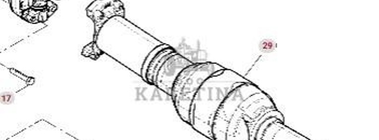 Fendt Vario 1038 1042 1046 1050 GEN 3 Przegub Wał Przegubowy F530300210260 F530300220800-1