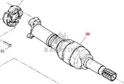 Fendt Vario 1038 1042 1046 1050 GEN 3 Przegub Wał Przegubowy F530300210260 F530300220800
