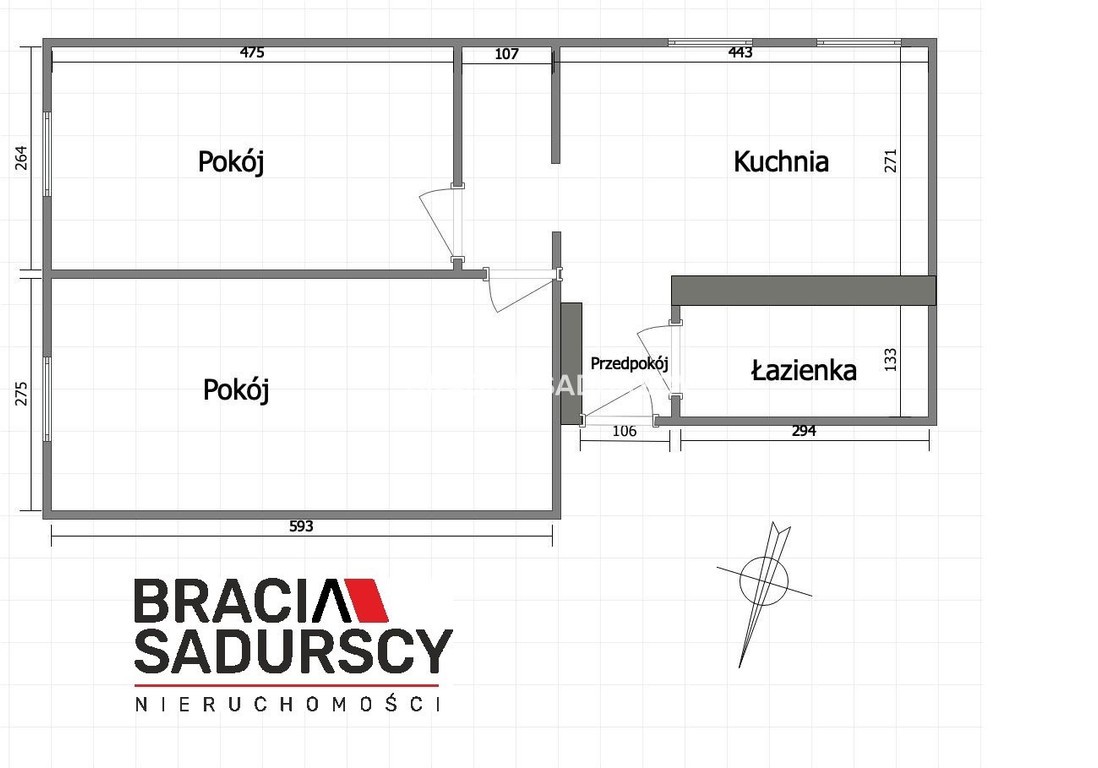 Sprzedam eleganckie,2-pok mieszkanie,Plac Nowy - Widok 2