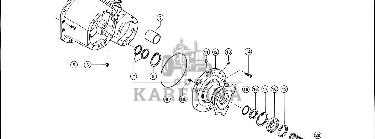 Claas Lexion 600 OBUDOWA PRZEKŁADNI 0007688623 (Napęd jezdny; skrzynia biegów)-1