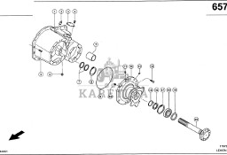 Claas Lexion 600 OBUDOWA PRZEKŁADNI 0007688623 (Napęd jezdny; skrzynia biegów)