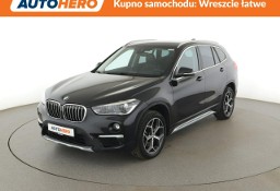BMW X1 F48 led, navi, klimatronik, grzane fotele, automat, skóra, el. fotele