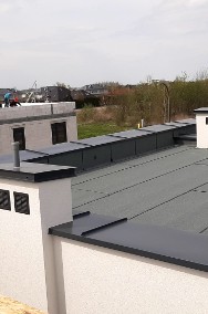 Krycie dachu papą termozgrzewalną / remont dachu krytego papą - Dekarz Warszawa-2