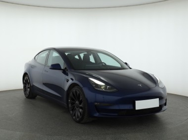 Tesla Model 3 , SoH 85%, Salon Polska, Automat, VAT 23%, Skóra, Navi,-1