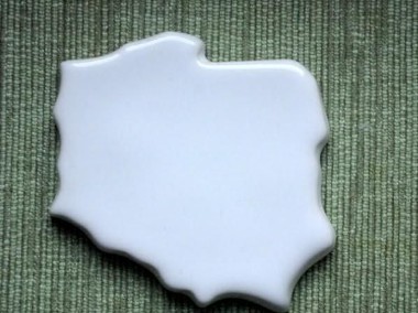 Mapa Polski ceramiczna płytka do zdobienia na magnes neodymowy-1