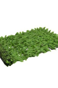 vidaXL Parawan balkonowy, zielone liście, 600x100 cm-2