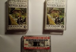 Kurs języka niemieckiego 3 kasety magnetofonowe.