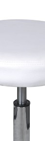 vidaXL Stołki biurowe, 2 szt., białe, 35,5 x 98 cm, sztuczna skóra277175-3