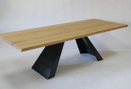 stół salonowy Victorio - dębowy, lite drewno szczotkowane