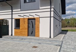 Dom Bliźniak Radłów 81 m2 : ogród i energooszczędność