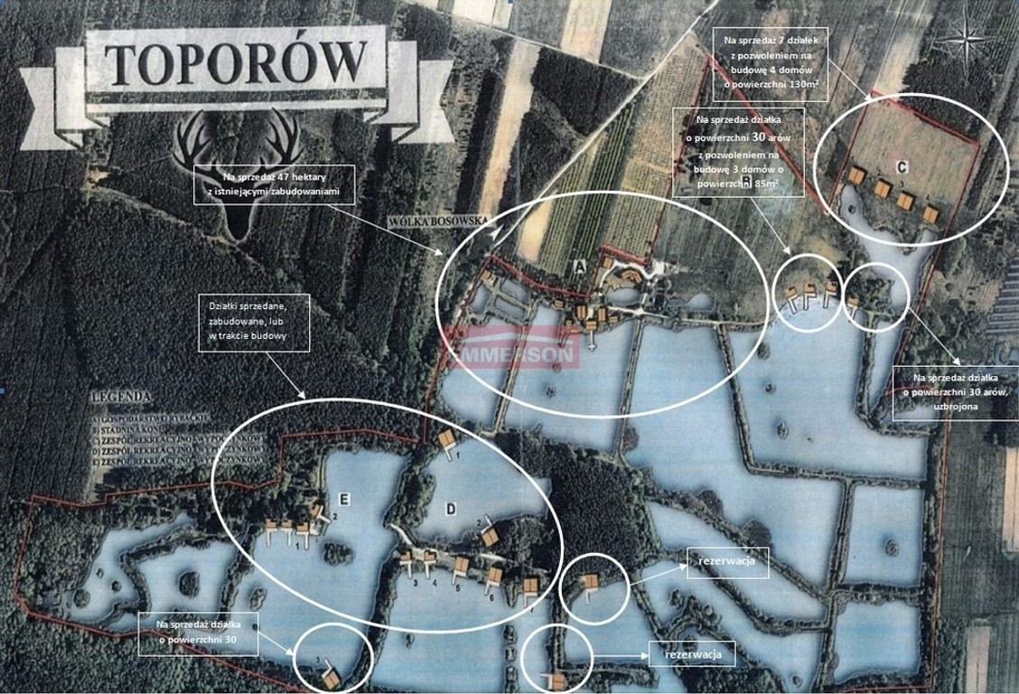 Piękna działka z prywatnym jeziorem i plażą ! – pohled 2