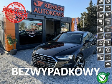 Audi A8 IV (D5) Bezwypadkowy, Kamery 360, Podgrzewane wentylowane fotele, Matrix, LE-1