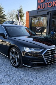 Audi A8 IV (D5) Bezwypadkowy, Kamery 360, Podgrzewane wentylowane fotele, Matrix, LE-2
