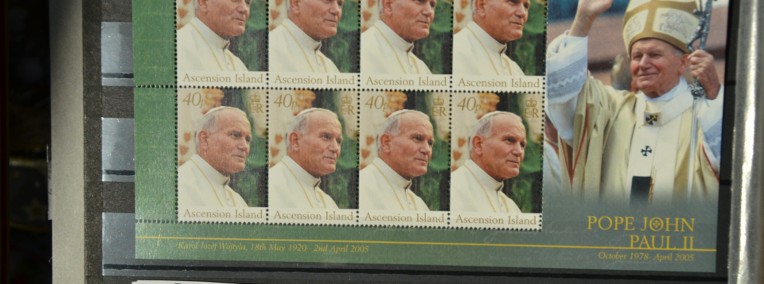 Papież Jan Paweł II. Wyspa Wniebowstąpienia / Ascension Island ** Wg Ks Chros 63-1