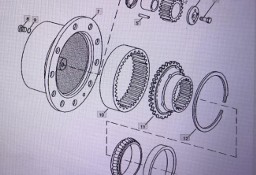 John Deere R100252/wałek zębaty/John Deere 4555-4755-4955 Pasuje do 4555/4755/4955