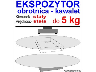 EKSPOZYTOR - OBROTNICA FOTO 3D - Kawalet do 5 kg- stała prędkość i kierunek-1