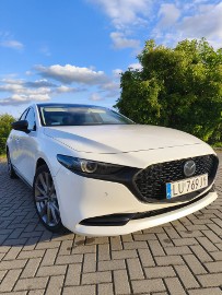 MAZDA 3 Automat 2.0 M-Hybrid Led Radary Kamera Biała Perła Head-up