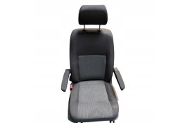VW T5 T6 T6.1 FOTEL PASAŻERA PRAWY Z PODŁOKIETNIKAMI