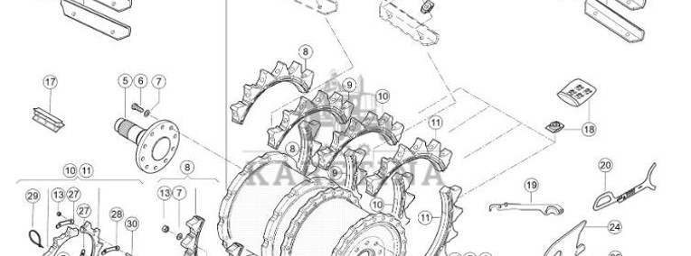 Claas Jaguar 970 - bęben nożowy 0026150113-1
