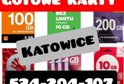 Zarejestrowane karty SIM Katowice ,Czeskie startery Anonim Prepaid Aktywne 