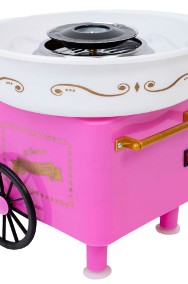 Maszyna do Waty Cukrowej Mini Mała Retro różowa Maszynka Urządzenie-2