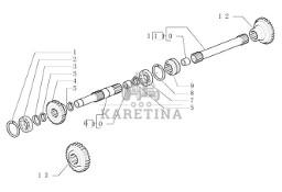 New Holland T6010 Piasta 50t 5198546