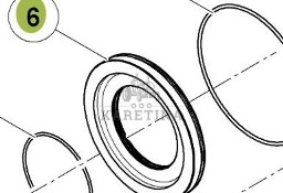 CLAAS RENAULT ATLES 936 RZ V5 Tłok Mechanizmu Różnicowego 6005023832 60 0502 383 2