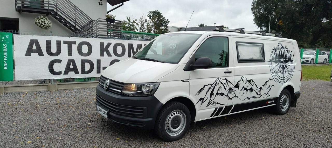 Volkswagen Transporter T5 Long, 4x4 motion, zabudowa kamper-wyprawowy.